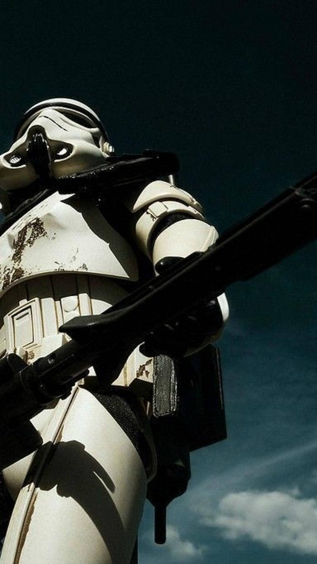 Download White Stormtrooper Star Wars Cell Phone Wallpaper