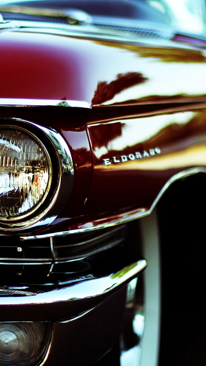 Download Wallpaper 800x1420 Cadillac, Eldorado, Retro Iphone Se 5s 5c 5 For Parallax HD Background