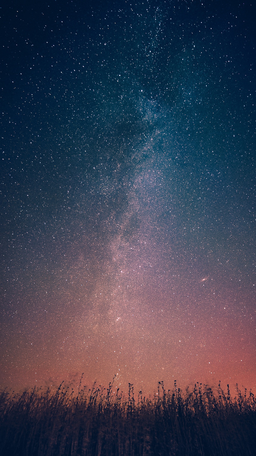 Milky Way Galaxy From Earth Infinite Stars IPhone Wallpaper