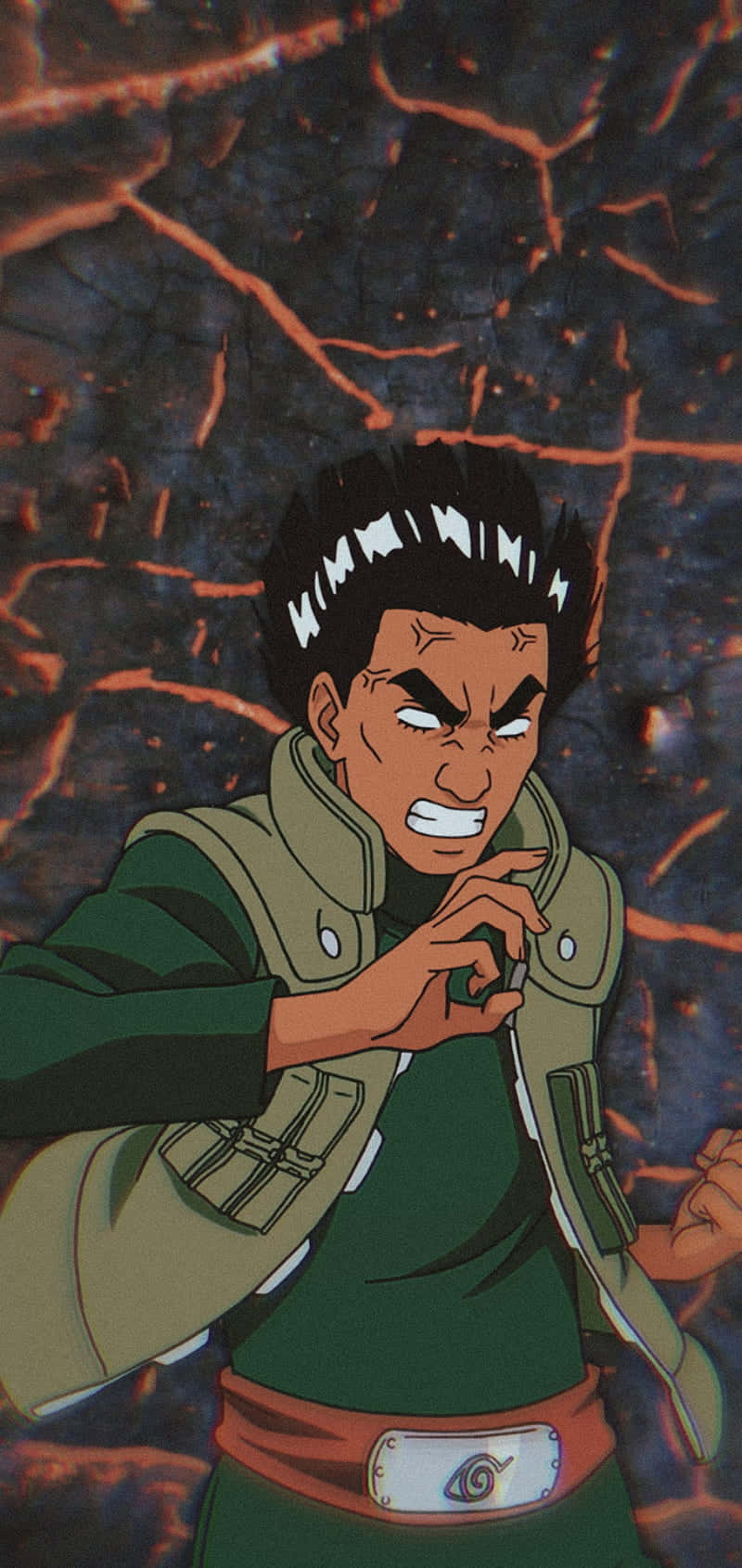 Download Might Guy unleashes an unbeatable power. Wallpaper