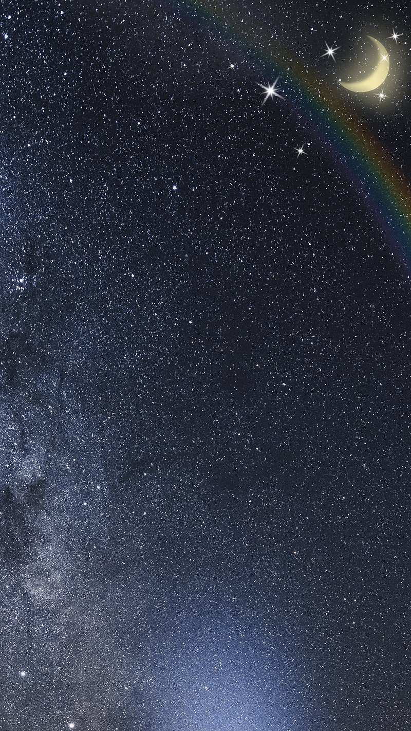 Dark night sky iPhone wallpaper