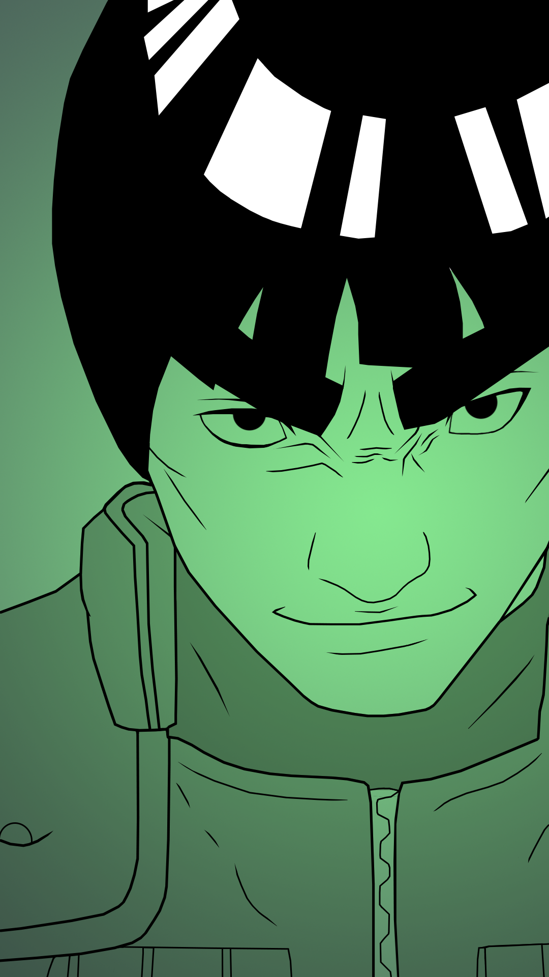 Might Guy wallpaper HD minimalist