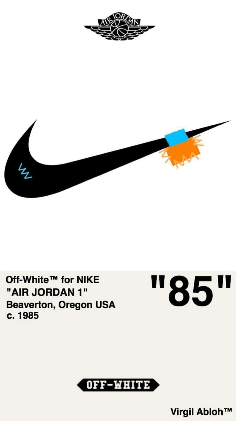 Download Nike Off White Logo Wallpaper