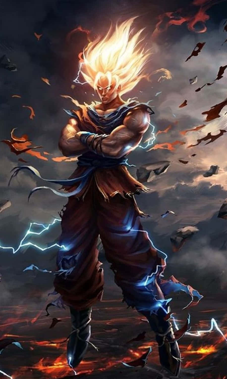 Download Super Saiyan Goku Digital Art