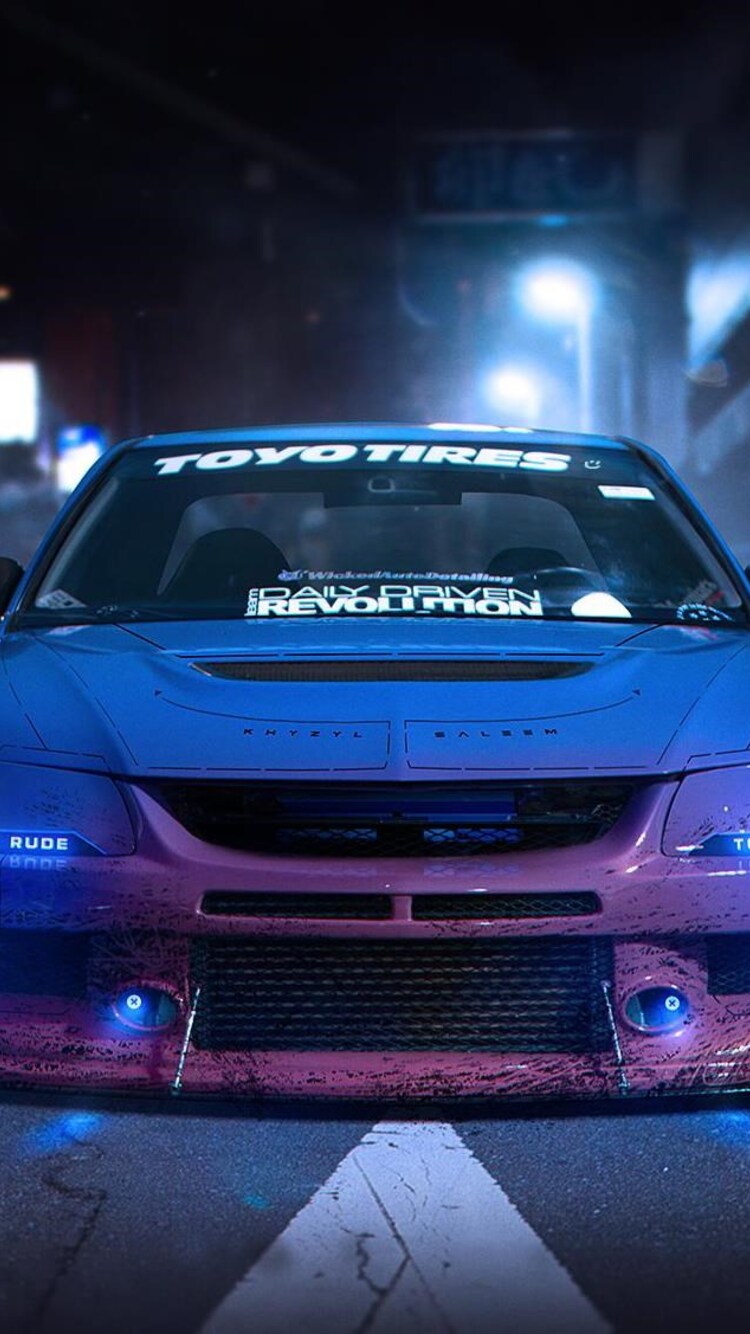 Mitsubishi Lancer Evolution iPhone 6, iPhone 6S, iPhone 7 HD 4k Wallpaper, Image, Background, Photo and Picture