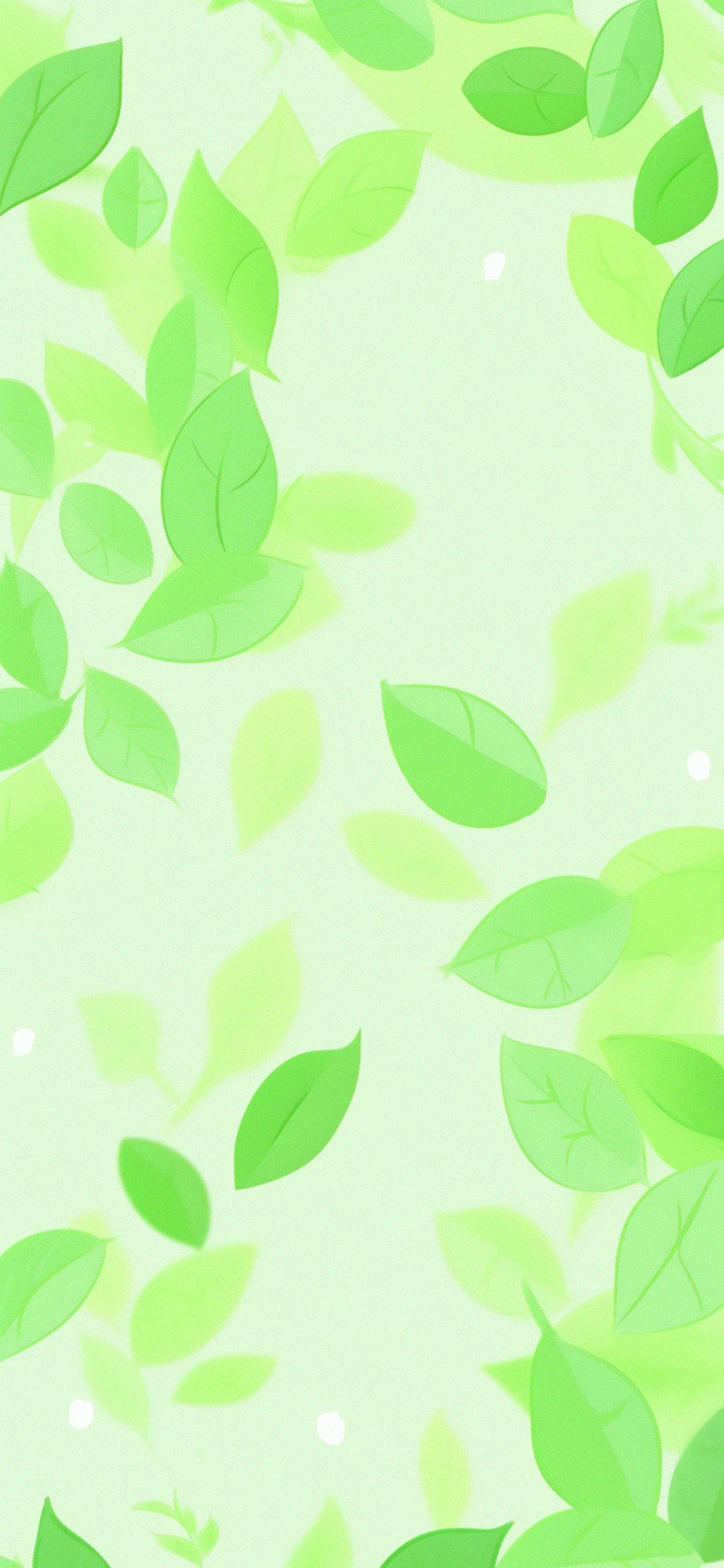 Light Green Leaves Pattern Wallpaper Leaves Wallpaper