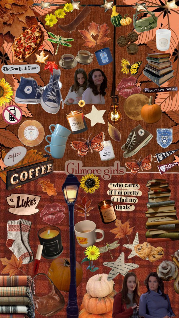 #gilmoregirls #autumn #fall #coffee #dragonfly #coffee #books #lukesdiner