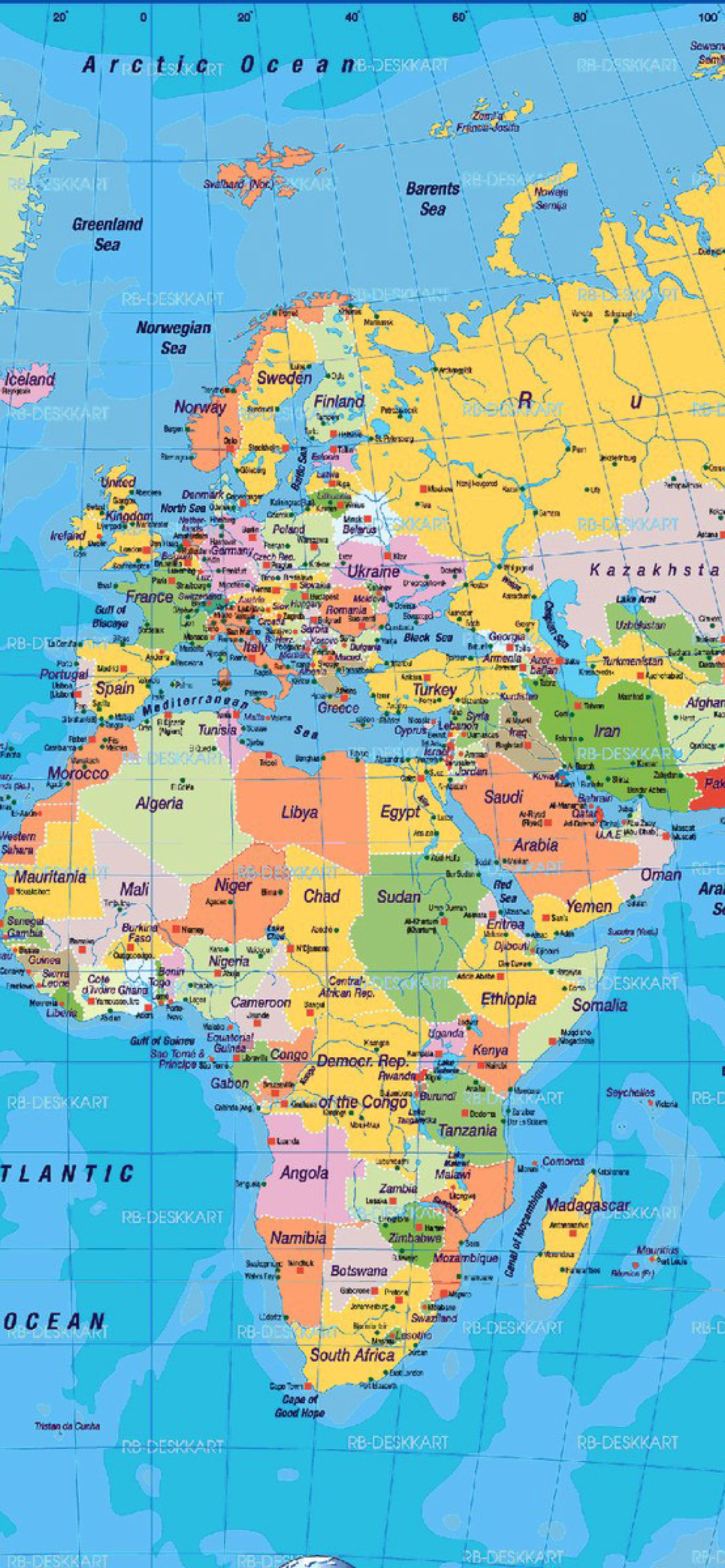 World Map Wallpaper for iPhone 11