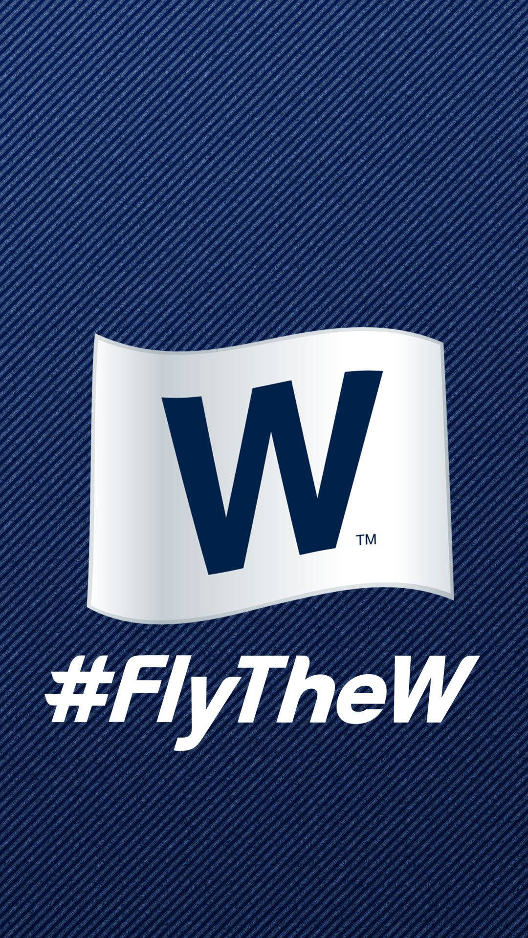 Download Chicago Cubs On Blue Background Wallpaper