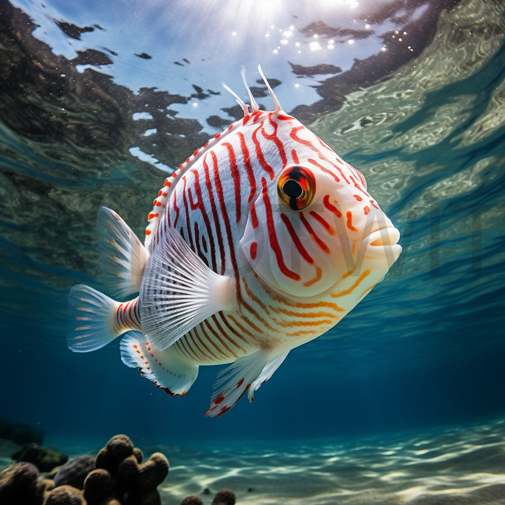 Underwater Photo Sea Animals Wallpaper Digital Art and Midjourney Pr