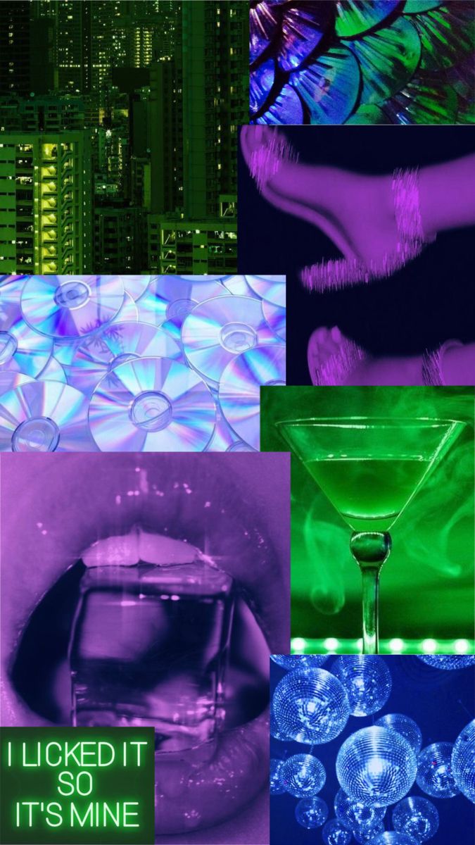 Green Purple And Blue Aesthetic Wallpapers Wallpaper Cave