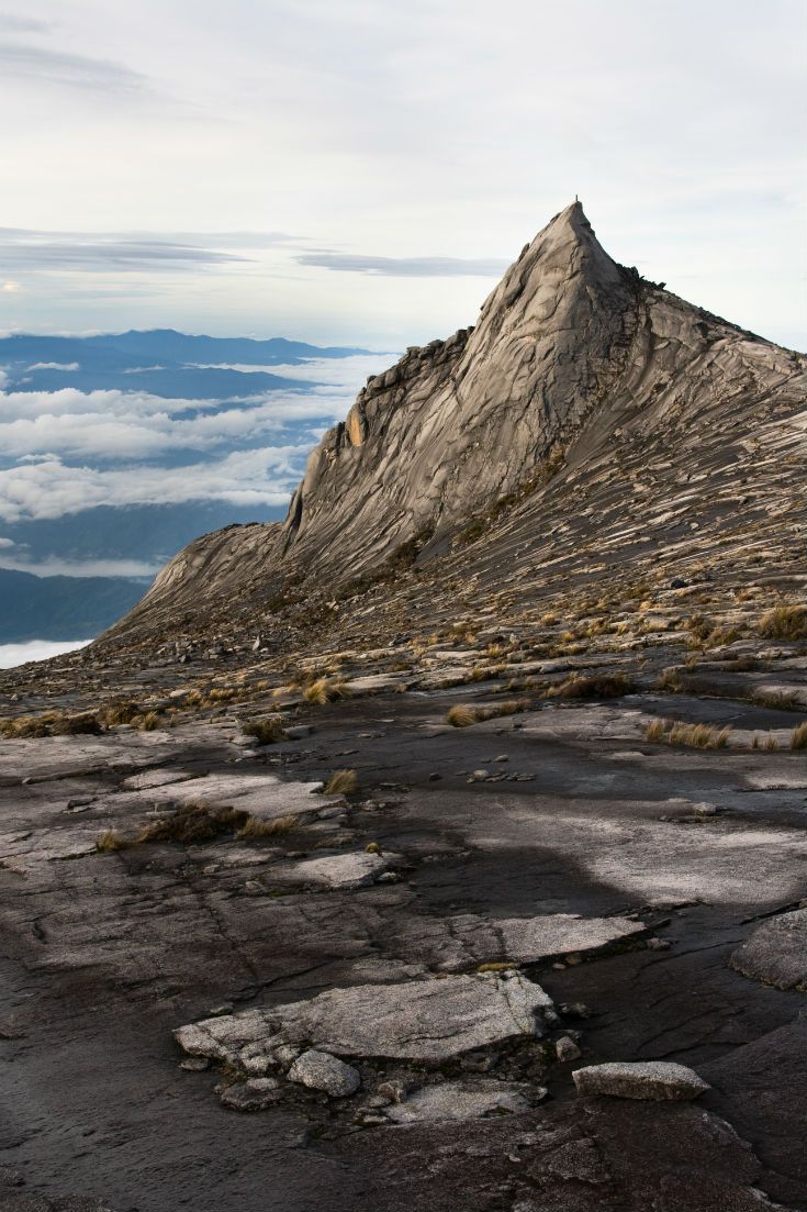 The top of Mount Kinabalu on the island of Borneo. #Borneo #Asia #mountain. Mount kinabalu wallpaper, Mount kinabalu, Borneo