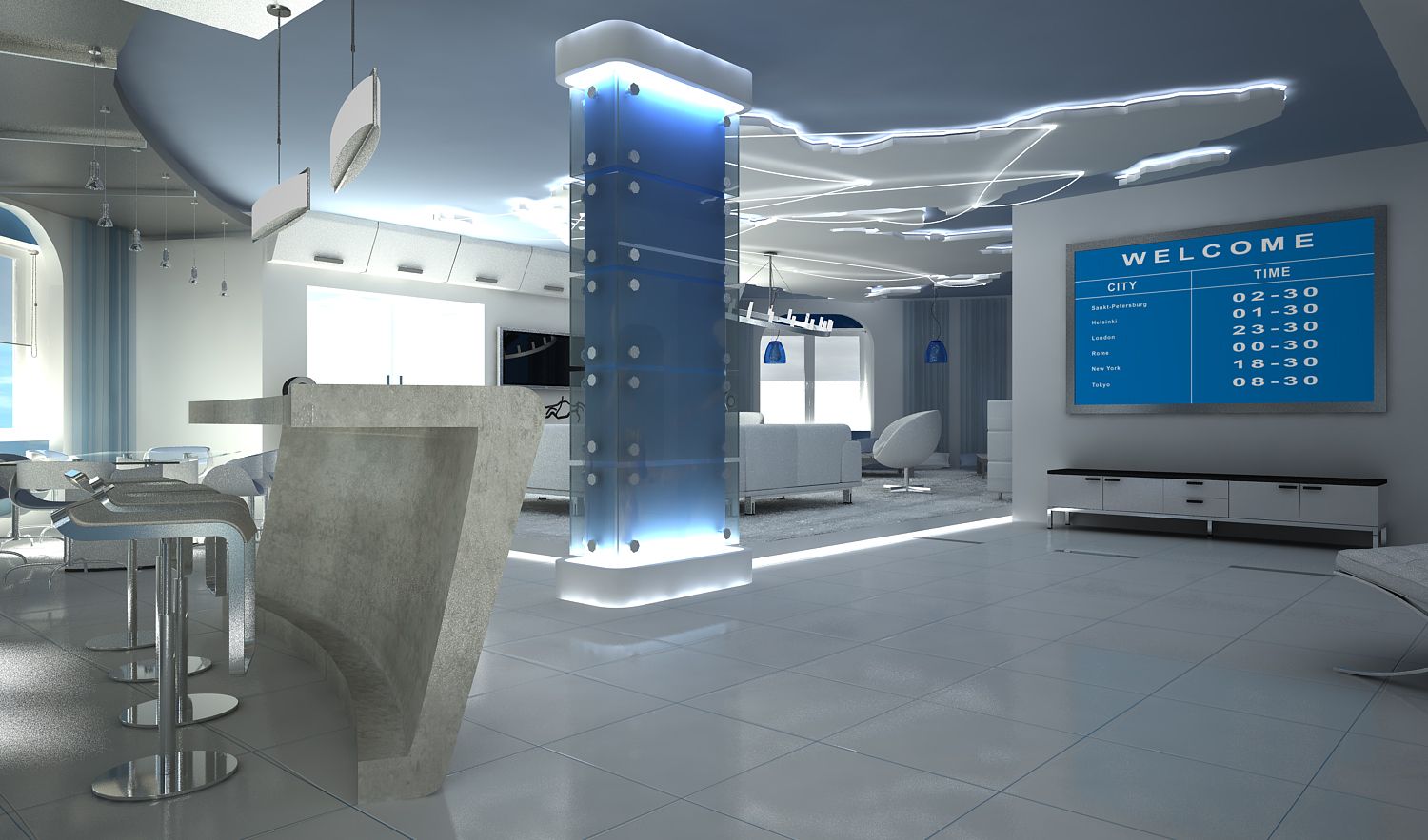 White Futuristic Wallpaper. Дом будущего, Дом, Футуристический дизайн