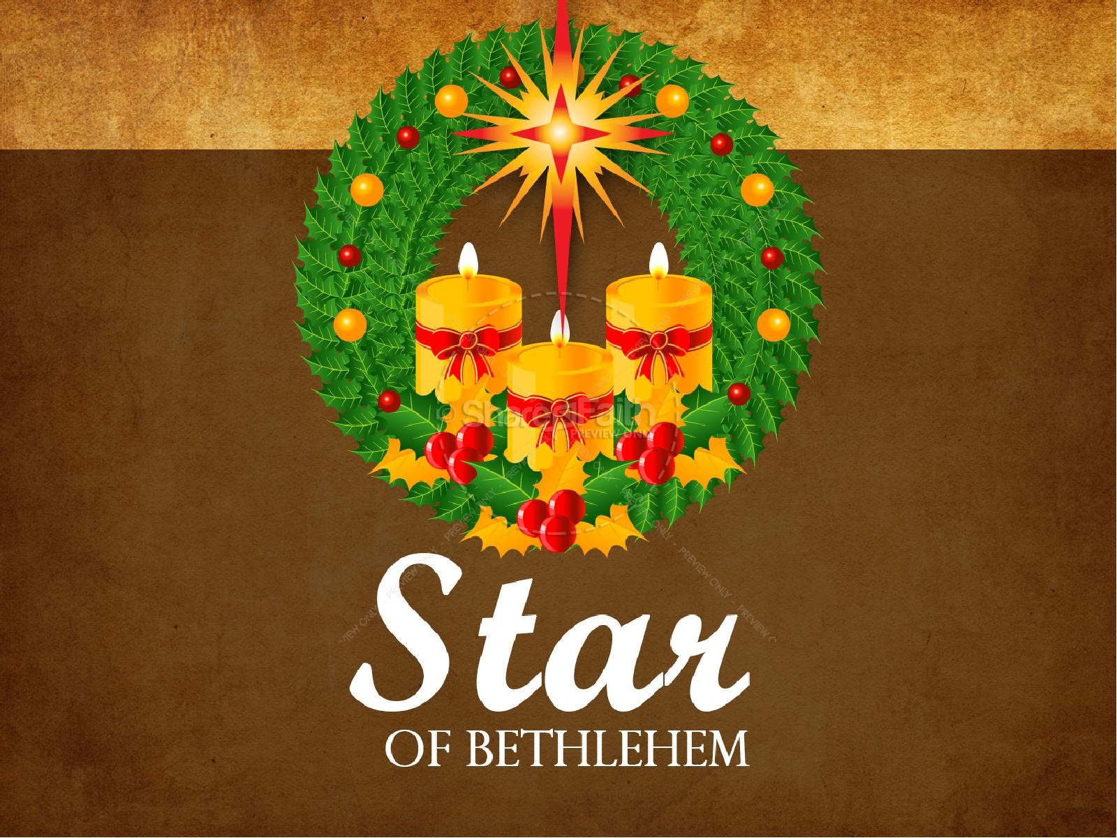 ShareFaith Media Star Of Bethlehem Christmas PowerPoint