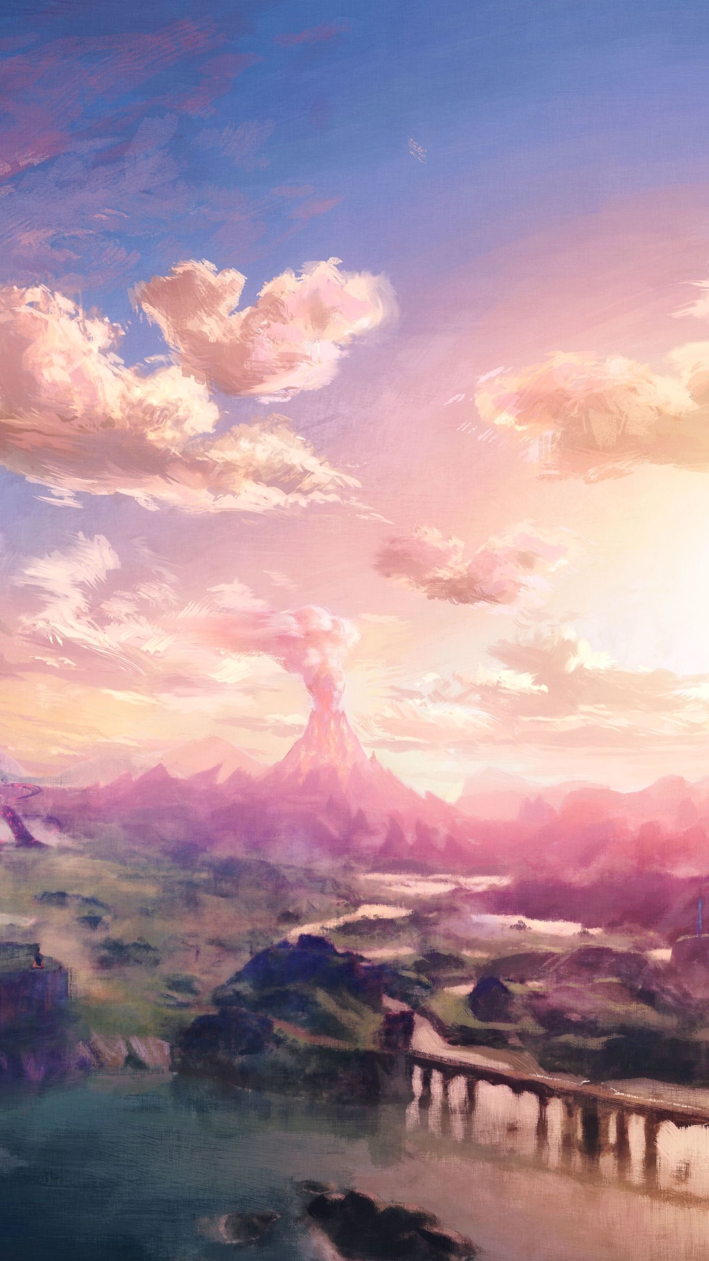 Gaming. Fantasy landscape, Scenery wallpaper, Legend of zelda breath