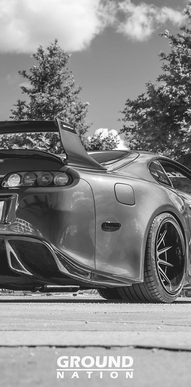 Toyota supra black Wallpaper Download