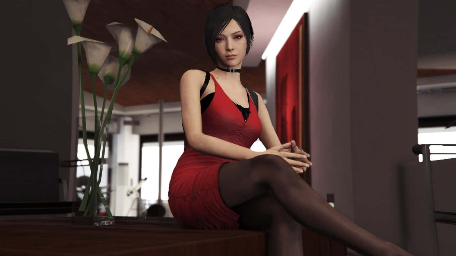 Download ada Wong Mysterious Operative From Resident Evil Wallpaper