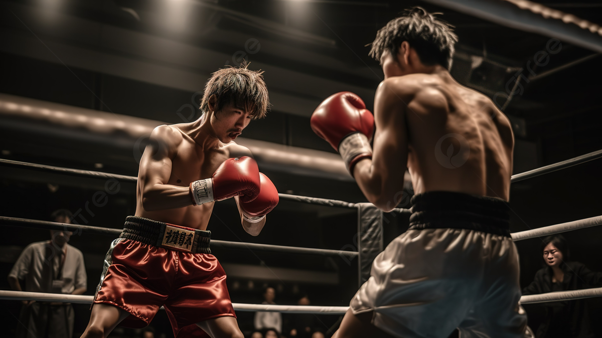 Two Boxers Fighting In The Boxing Ring Background, Boxing Kickboxing, HD Photography Photo, Shorts Background Image And Wallpaper for Free Download