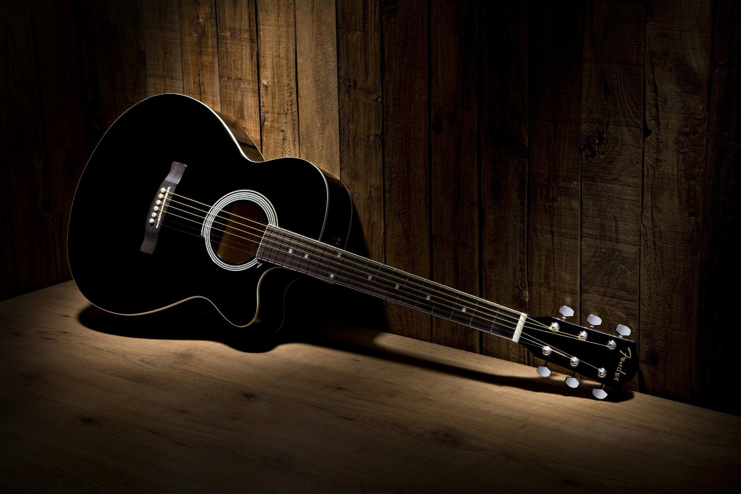 Guitar Wallpaper And White Fender FA 130