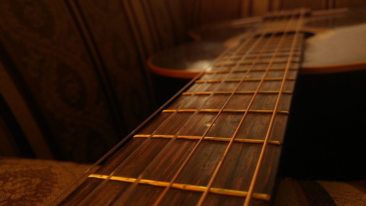 Guitar Old Acoustic Of