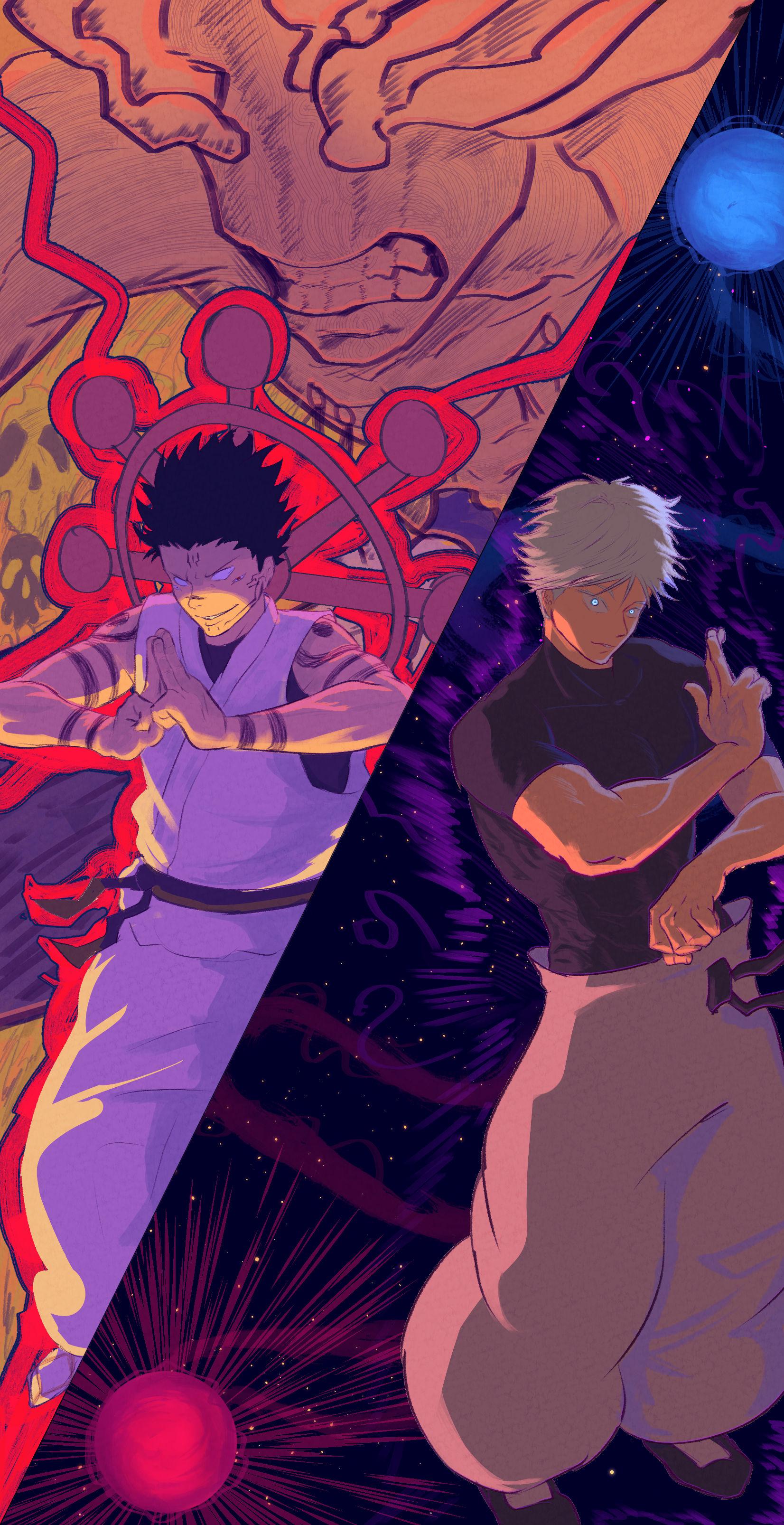 I drew gojo and sukuna