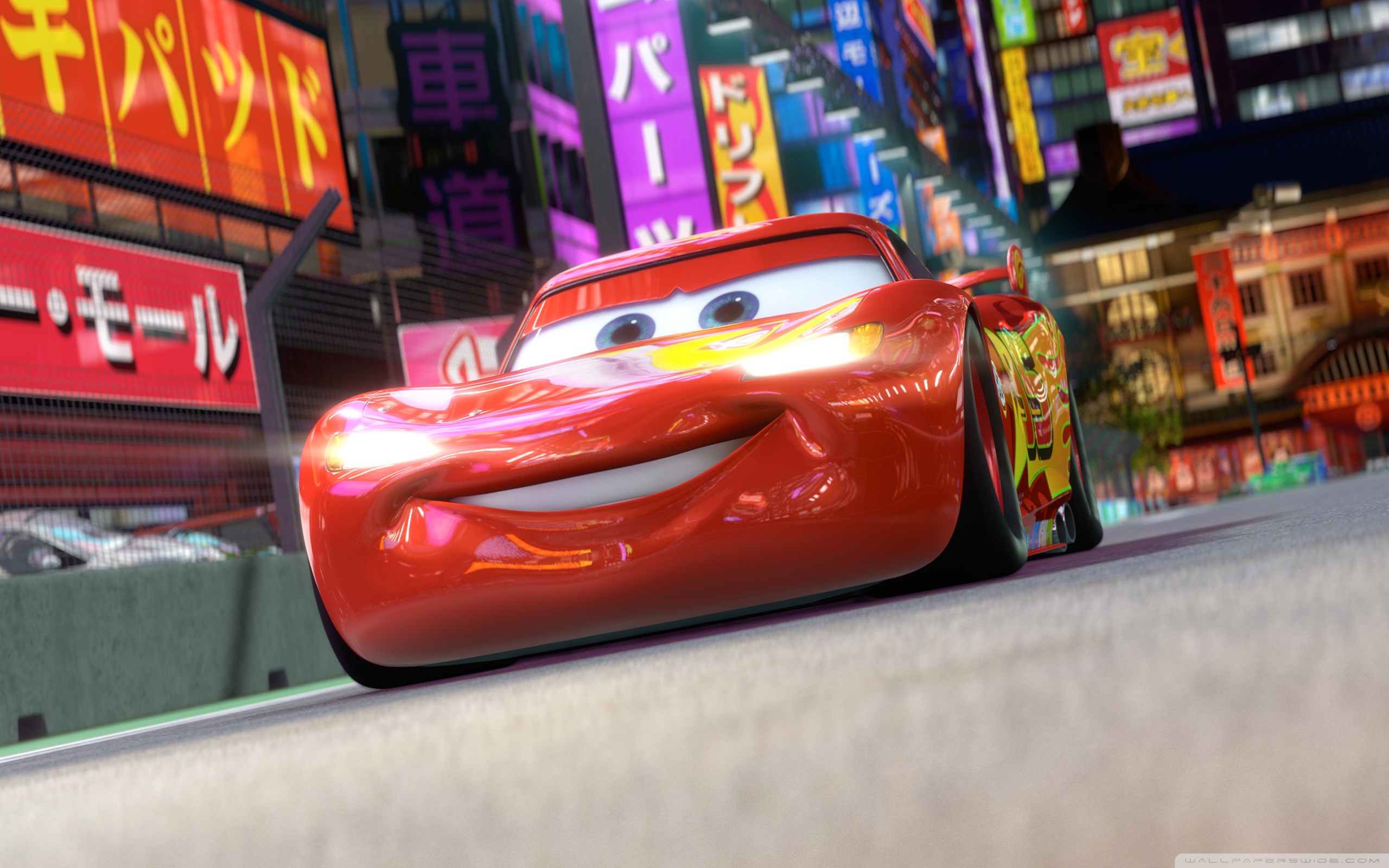 Cars 2, Lightning McQueen Ultra HD Desktop Background Wallpaper for 4K UHD TV, Widescreen & UltraWide Desktop & Laptop, Multi Display, Dual Monitor, Tablet