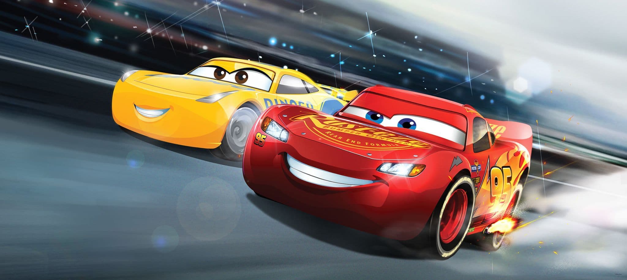 Disney Cars Panoramic Premium wall murals. Buy it now