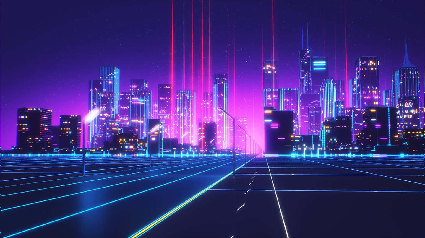 Synthwave City Wallpaper