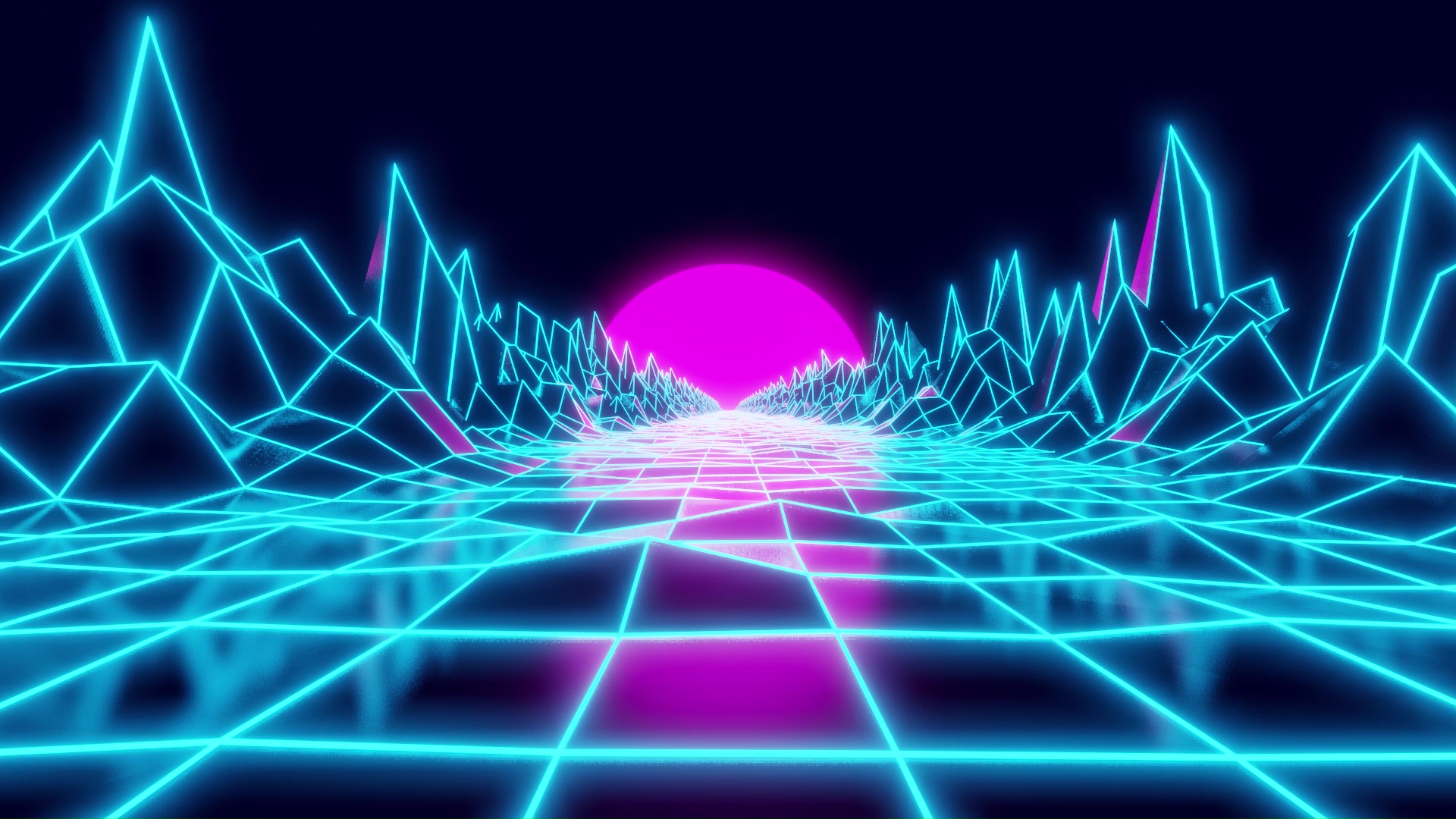 Retro Wave Live Wallpaper