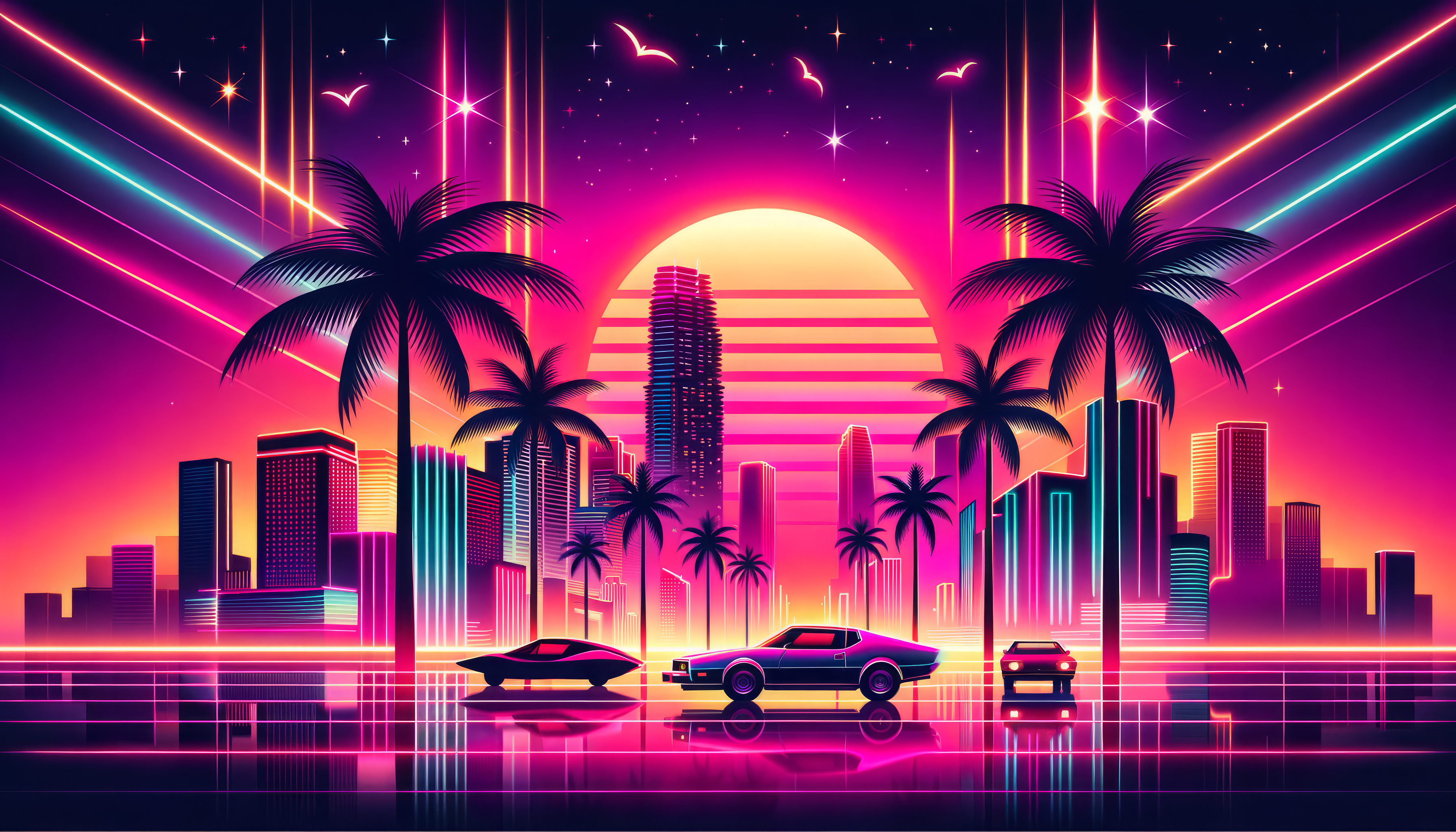 Retrowave Wallpaper
