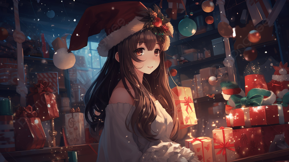Anime Wallpapers Christmas For Desktop And Mobile Free Background, Festive Picture Backgrounds Image And Wallpapers for Free Download