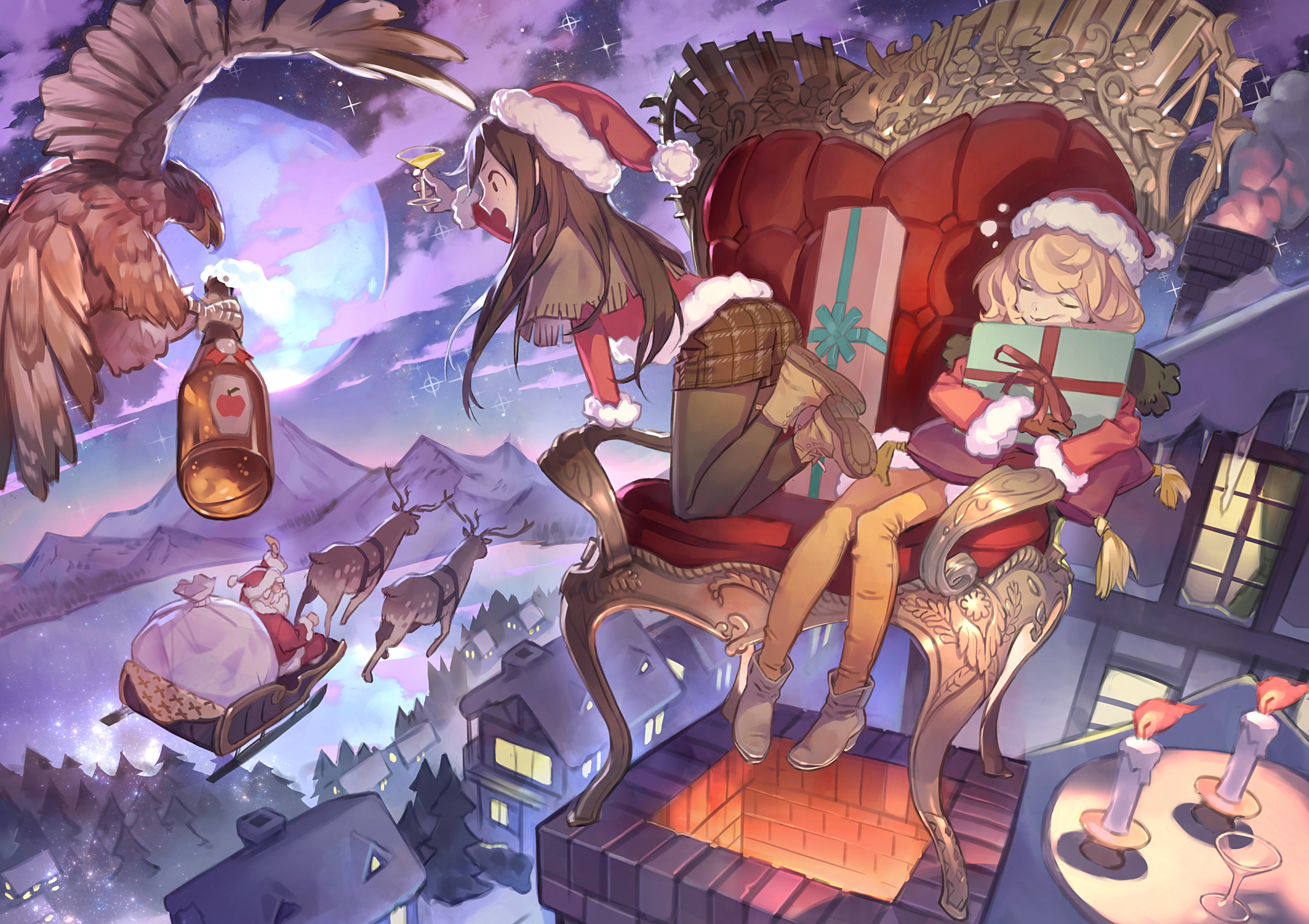 Anime Christmas HD Wallpapers