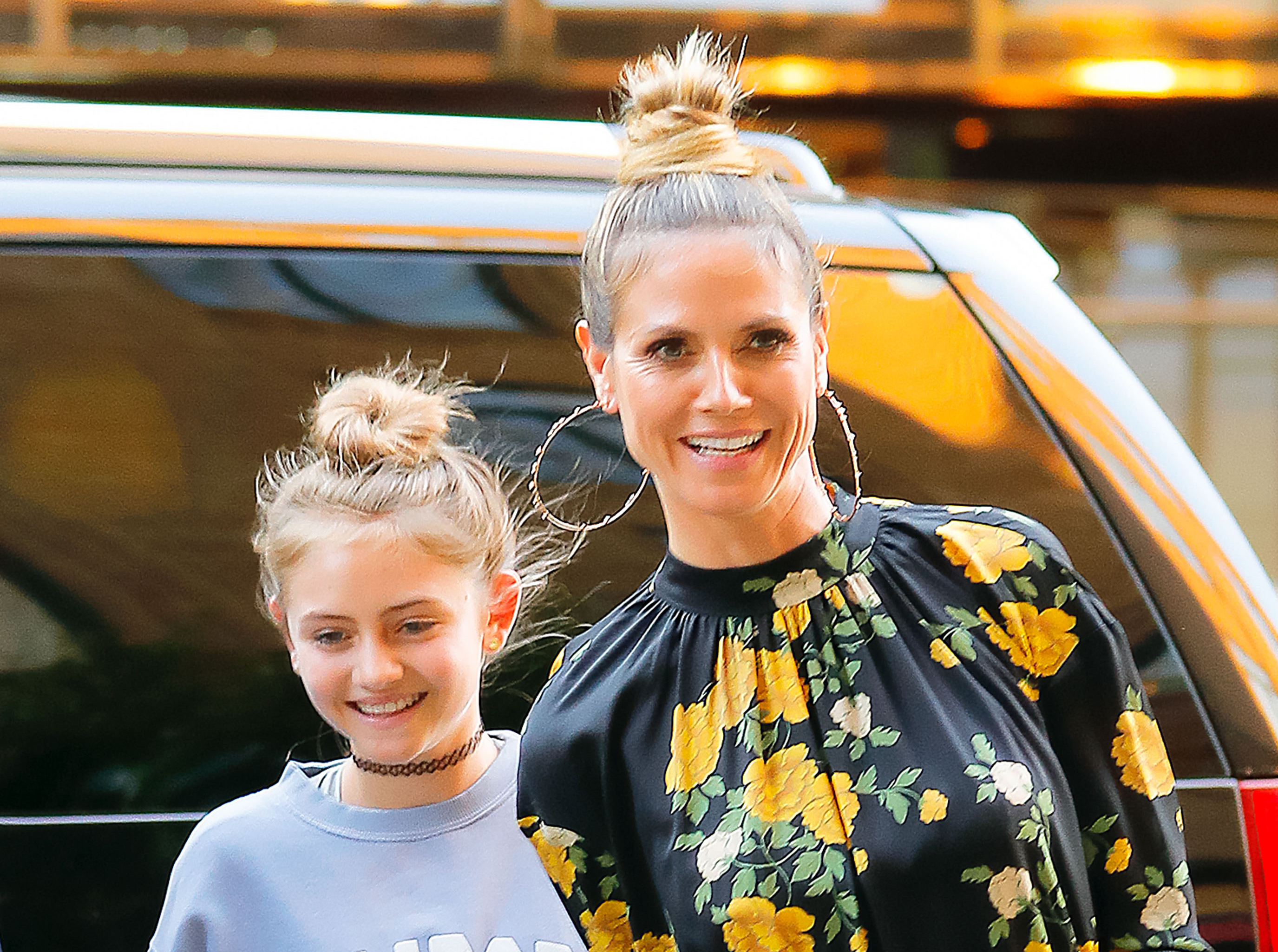 Fashionable distance: Leni Klum debuts for Berlin Fashion Week