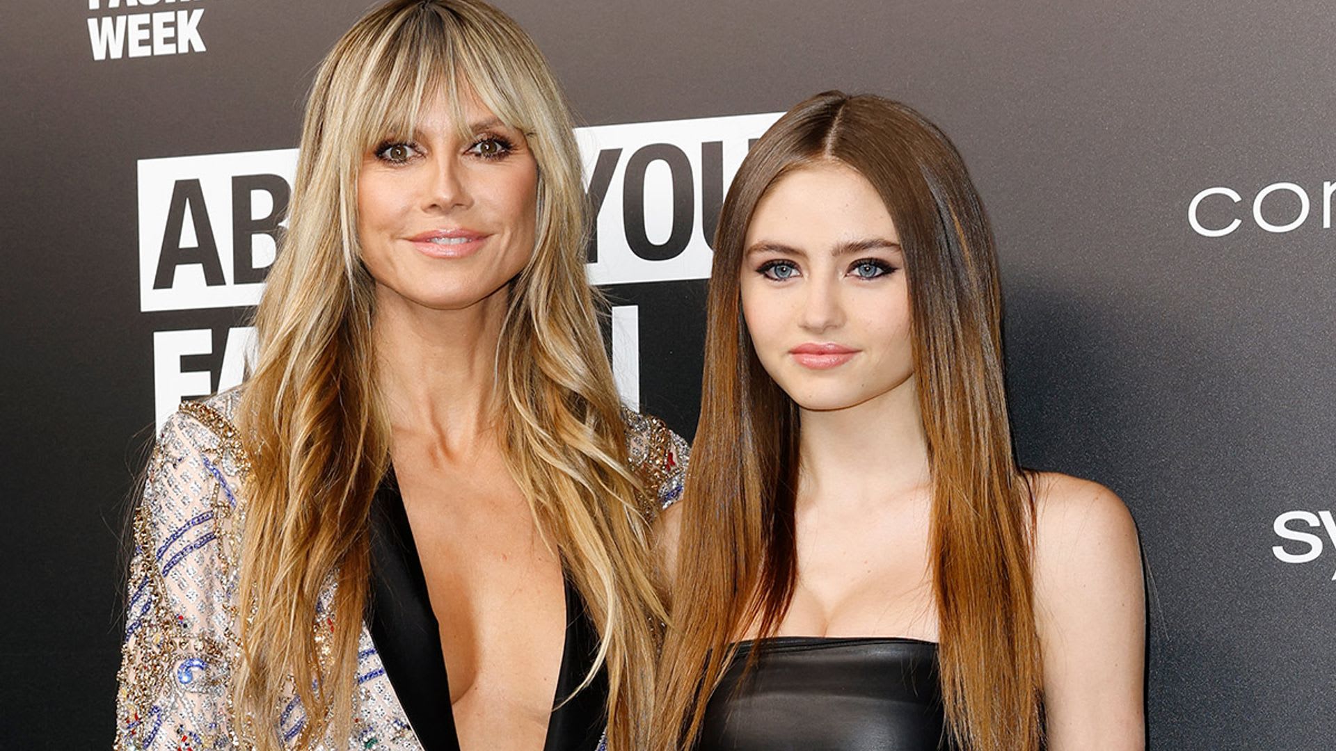 Heidi Klum and her daughter could be sisters in stunning new modeling photo. HELLO!