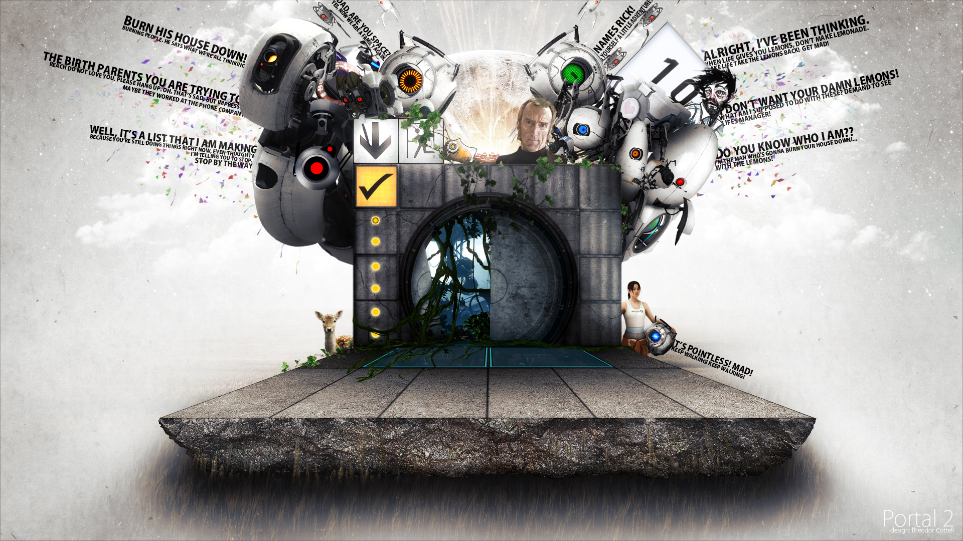 Video Game Portal 2 HD Wallpaper
