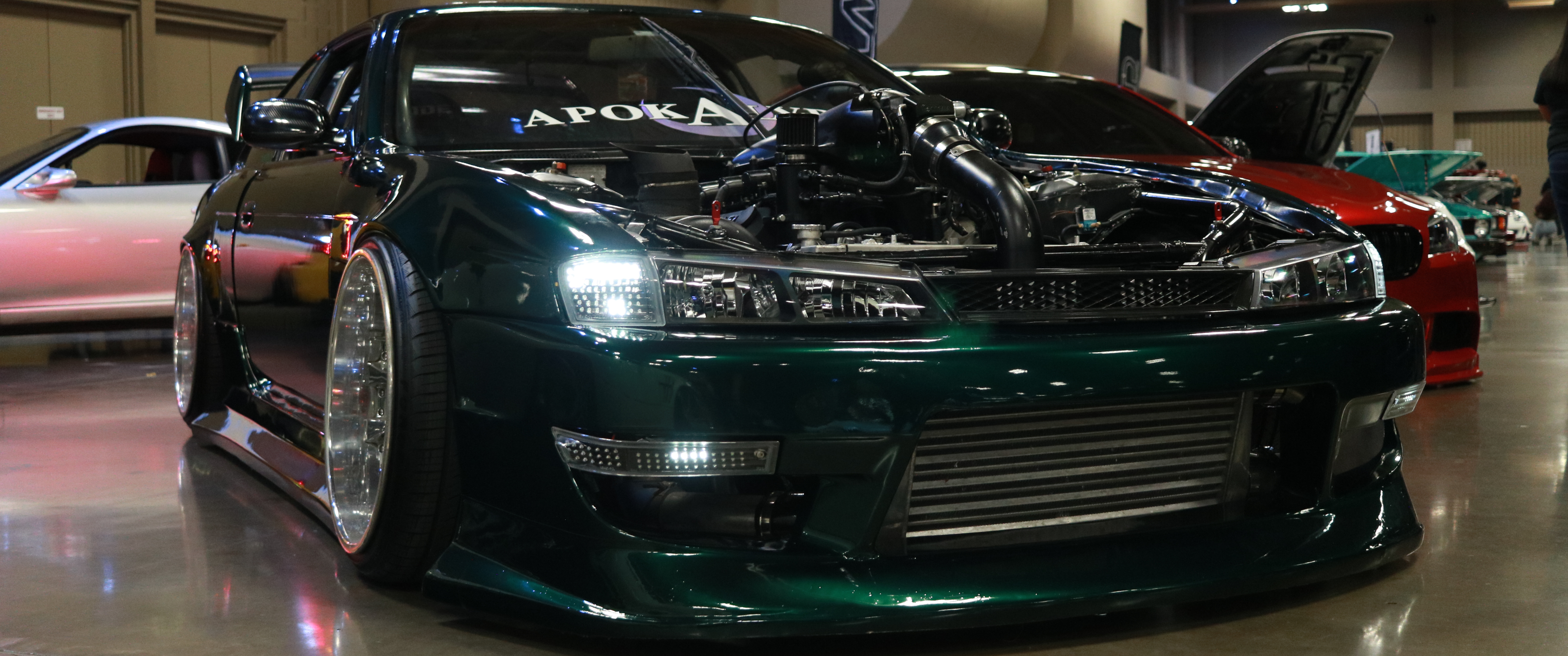 Car Car Show Meeting Wallpaper:3440x1440