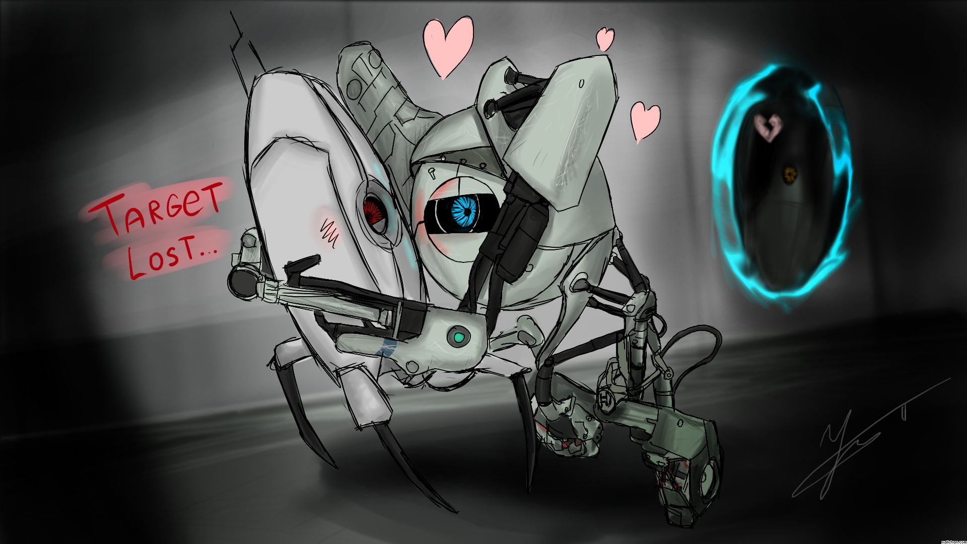 HD desktop wallpaper: Robot, Sci Fi, Portal, Video Game, Portal (Video Game), Portal 2 download free picture