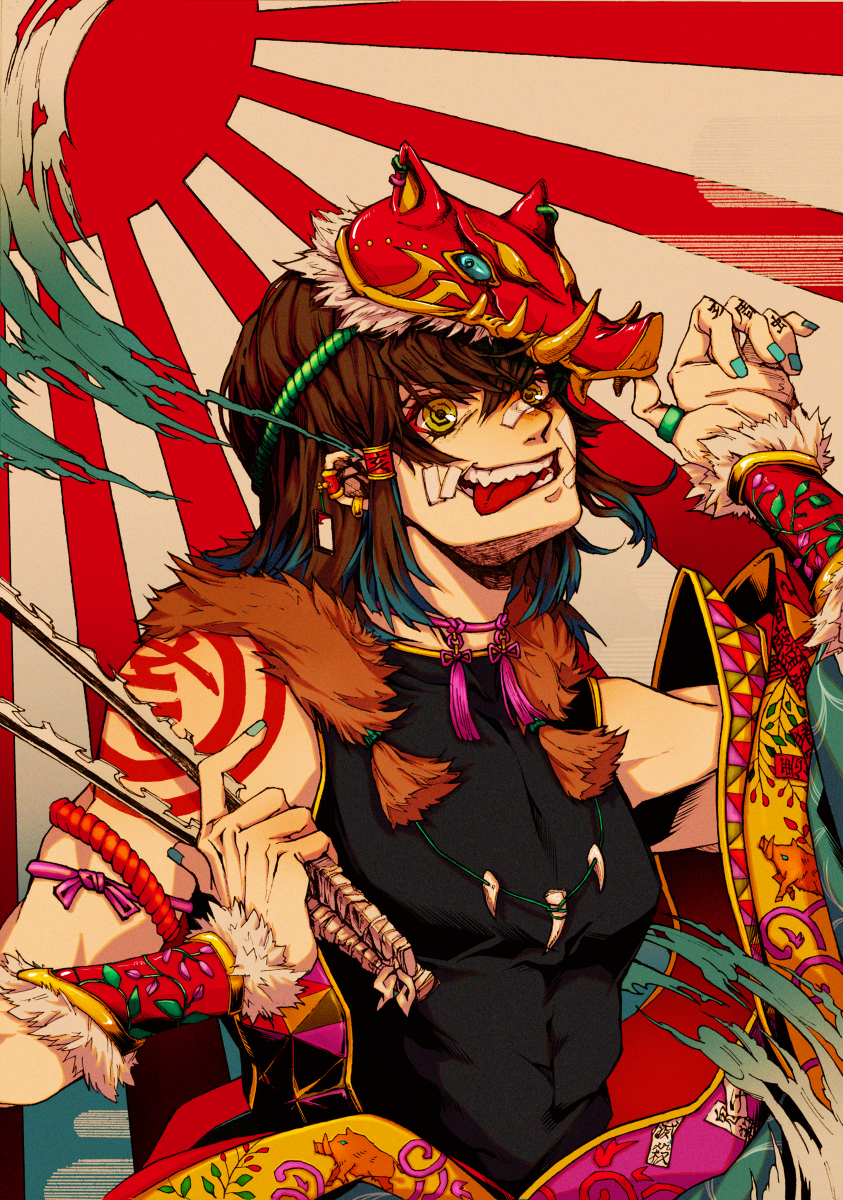 Dressed up Inosuke by 海月いまり