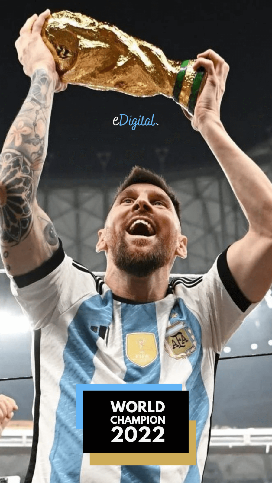 Lionel messi world cup Wallpaper Download