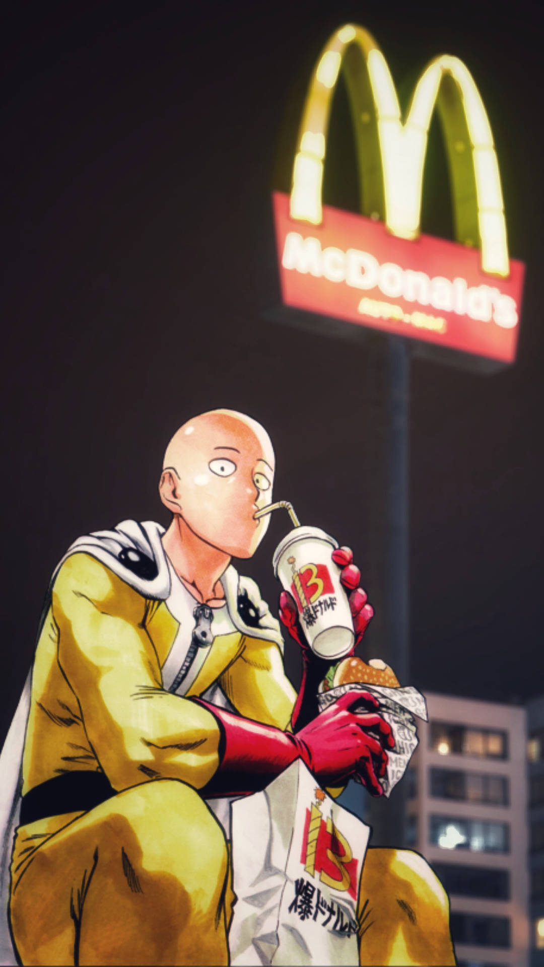 Download Saitama Aesthetic Anime iPhone