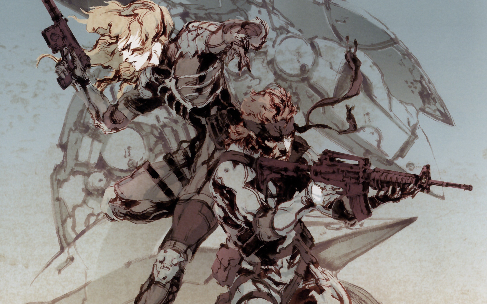 metal gear solid 2 sons liberty HD background