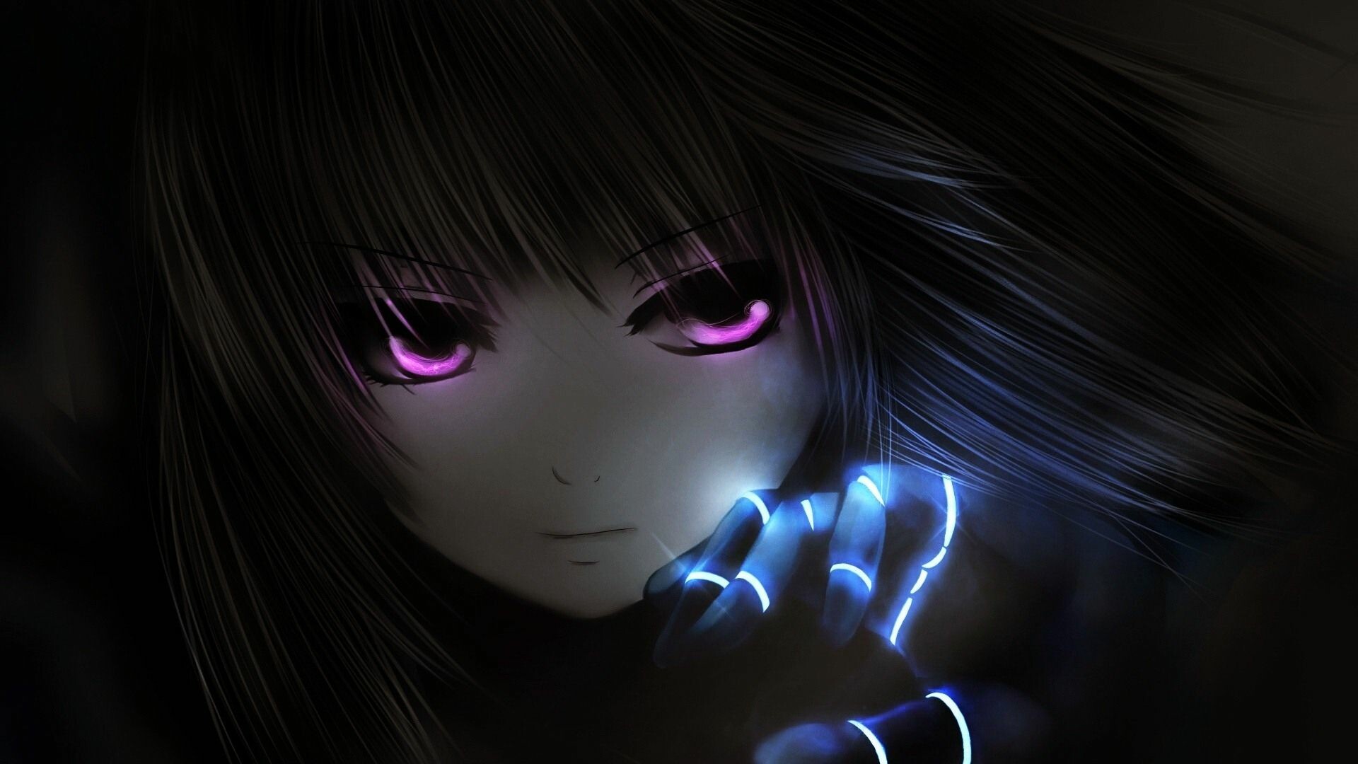 Dark Anime Girl Wallpaper: HD, 4K, 5K for PC and Mobile. Download free image for iPhone, Android