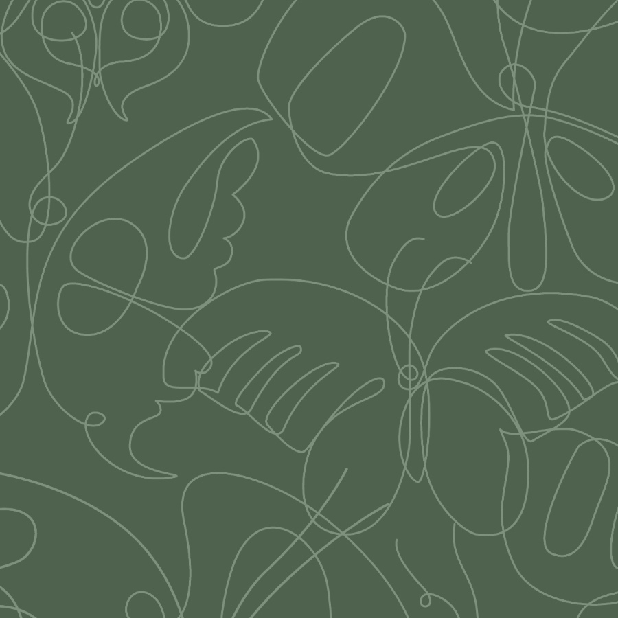 Dark Green Butterfly Wallpaper and Stick