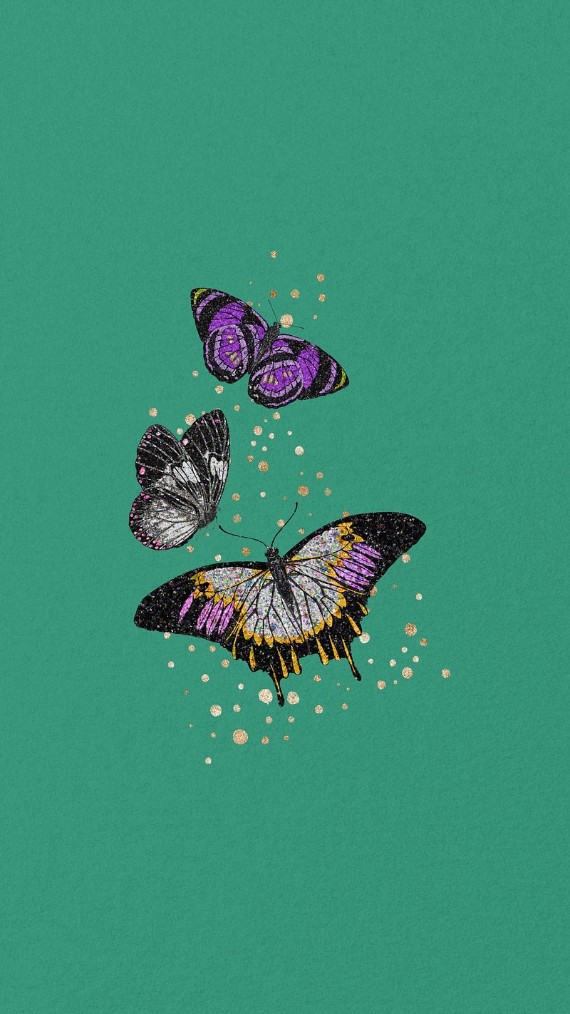 E.A. Séguy's butterfly iPhone wallpaper,. Premium Photo Illustration