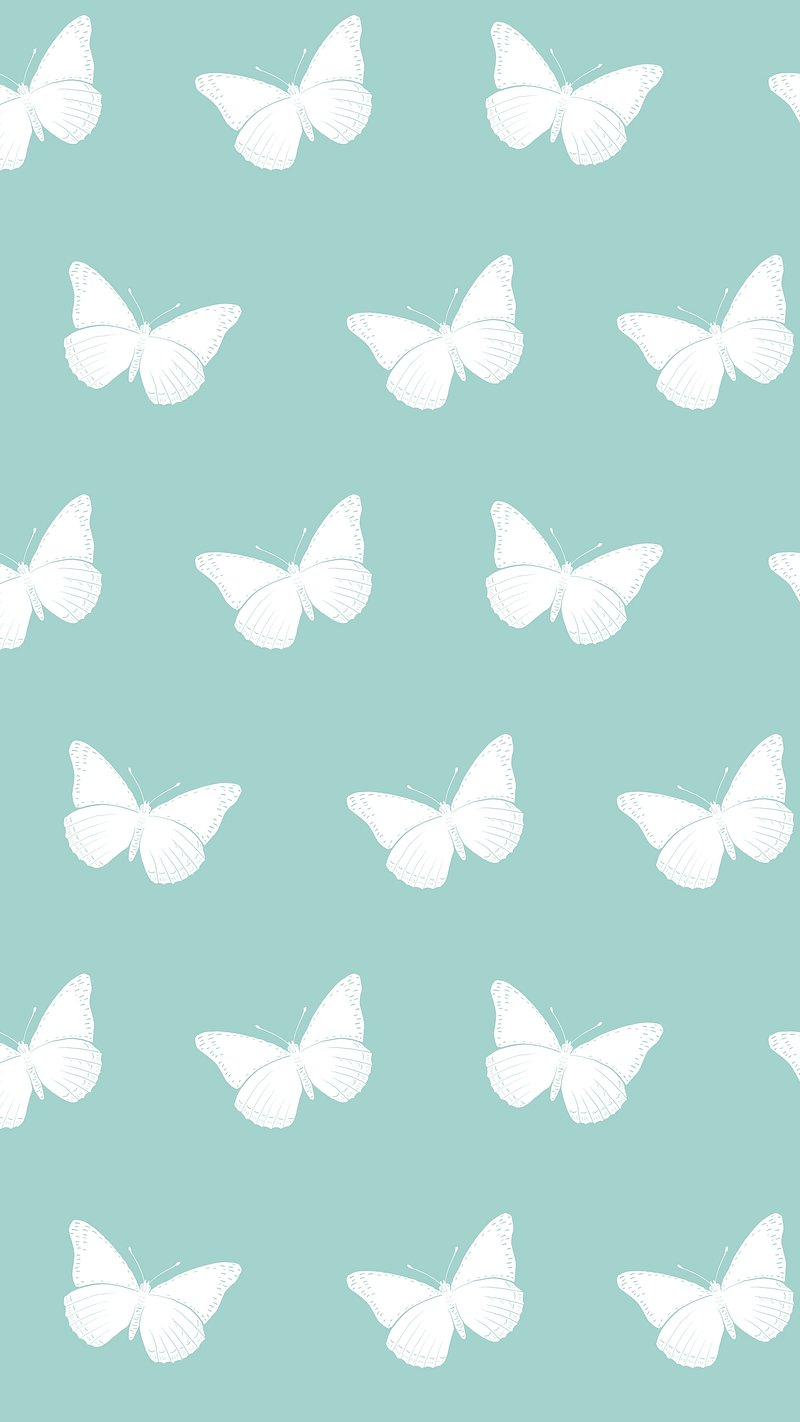 Pink butterfly iPhone wallpaper pattern