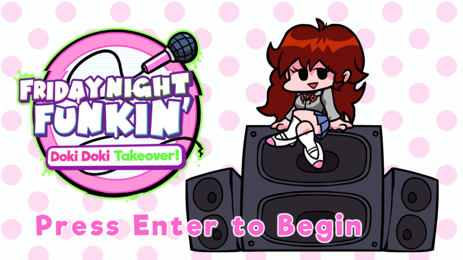 Friday Night Funkin Doki Doki Takeover! By Kny Fan