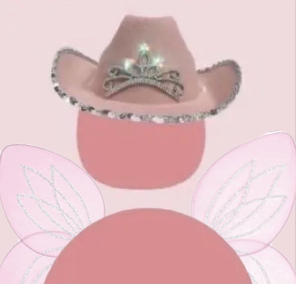 light pink cowgirl fairy pfp
