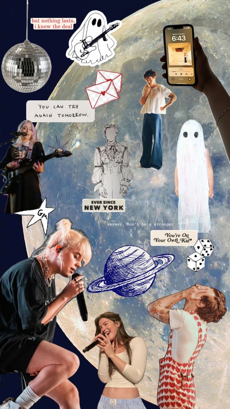 phoebe bridgers, billie eilish, harry styles, taylor swift & gracie abrams poster. Billie eilish, Music poster, Phoebe