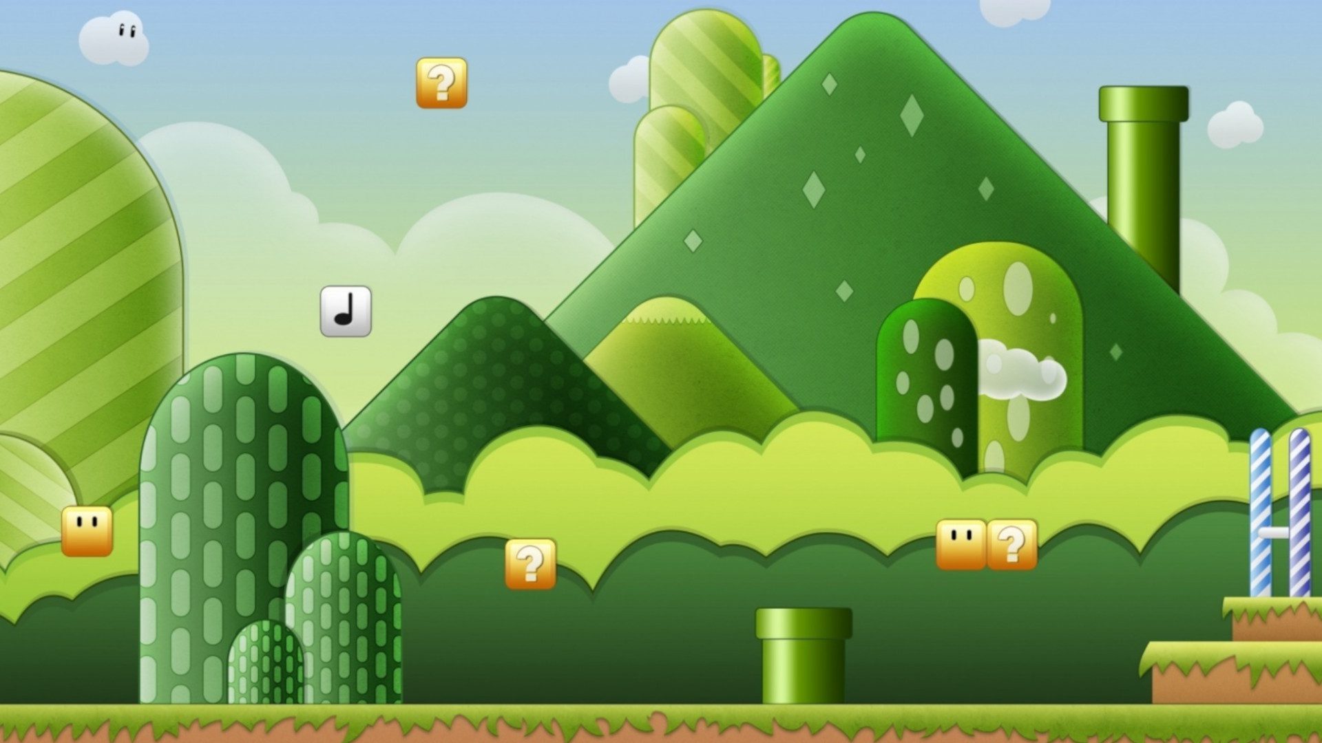 Super Mario Virtual Background