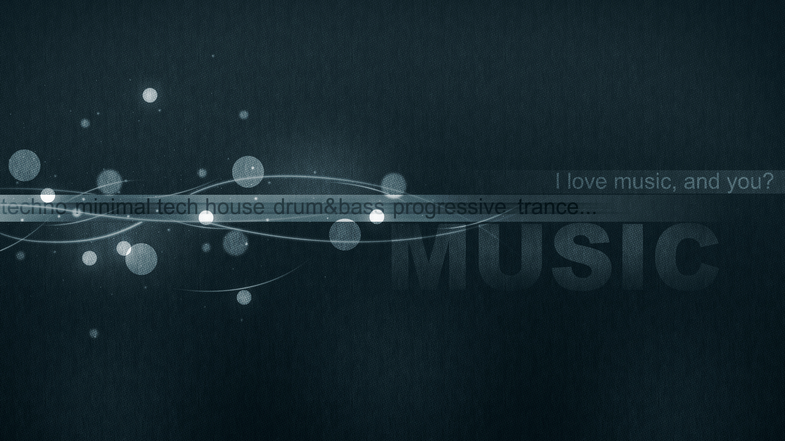 Download wallpaper minimal, Music, techno, tech house., section miscellanea in resolution 2560x1440